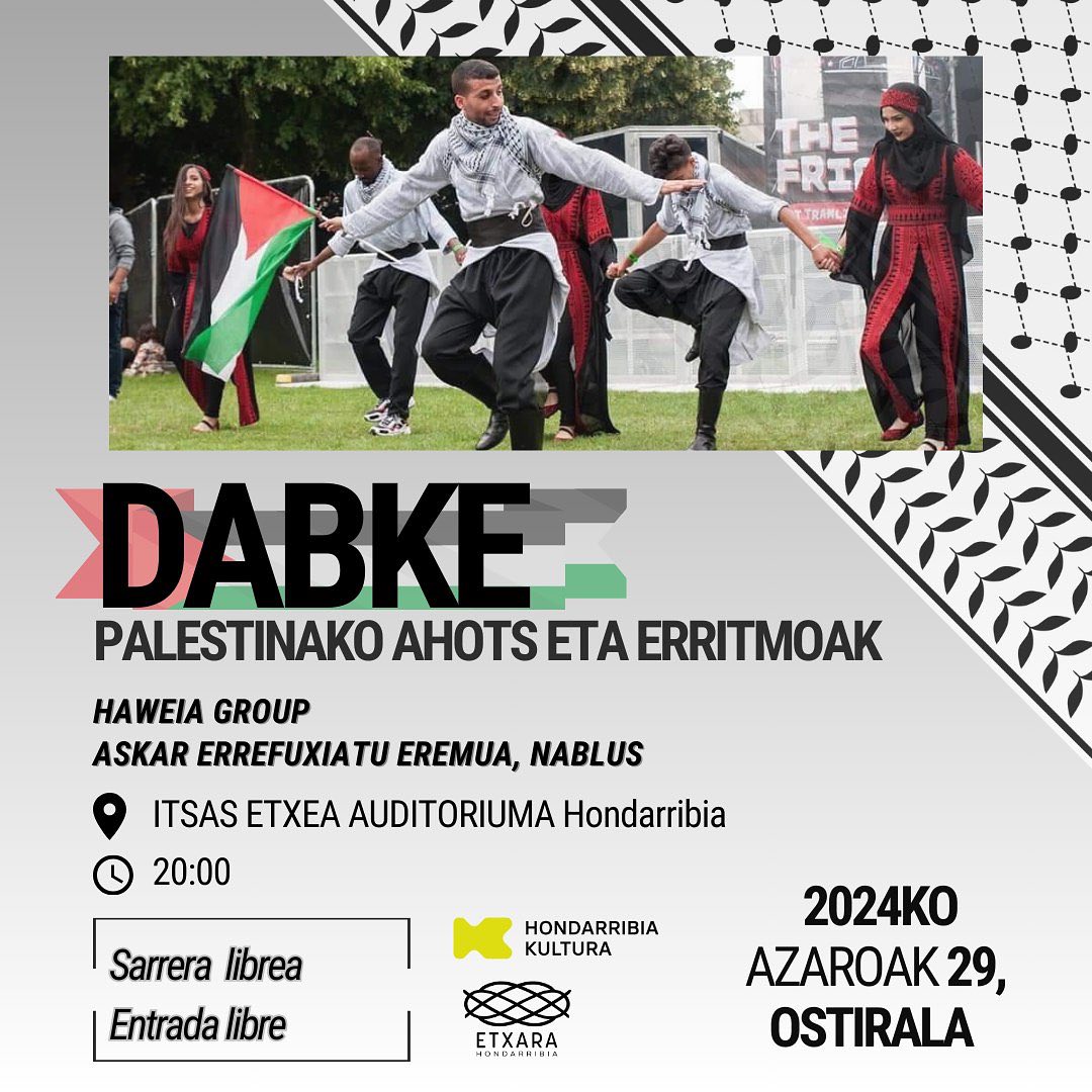 Cartel Dabke Hondarribia