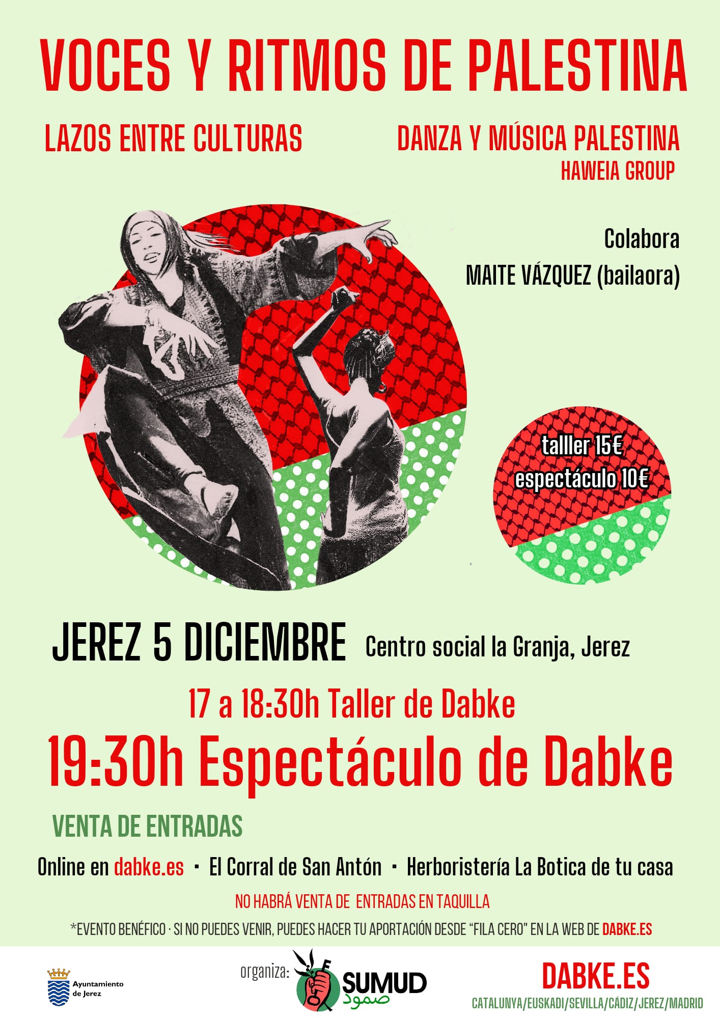 Cartel Dabke y Flamenco Jerez