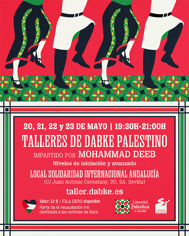 Talleres de Dabke en mayo. Baile tradicional palestino. (Sevilla)